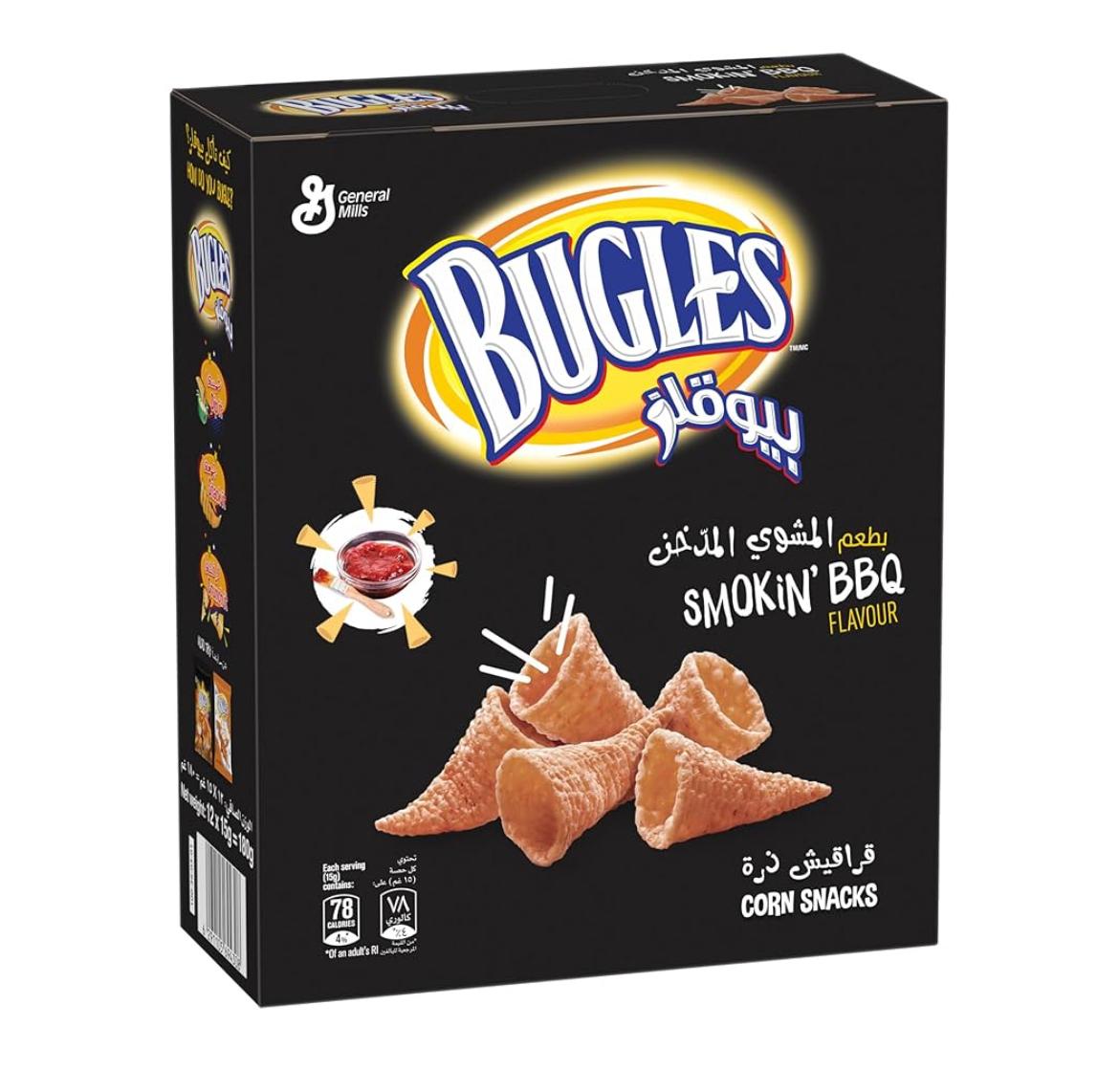 bugles bbq pack Bugles Box Smoking BBq, Pack 12 - Image 1