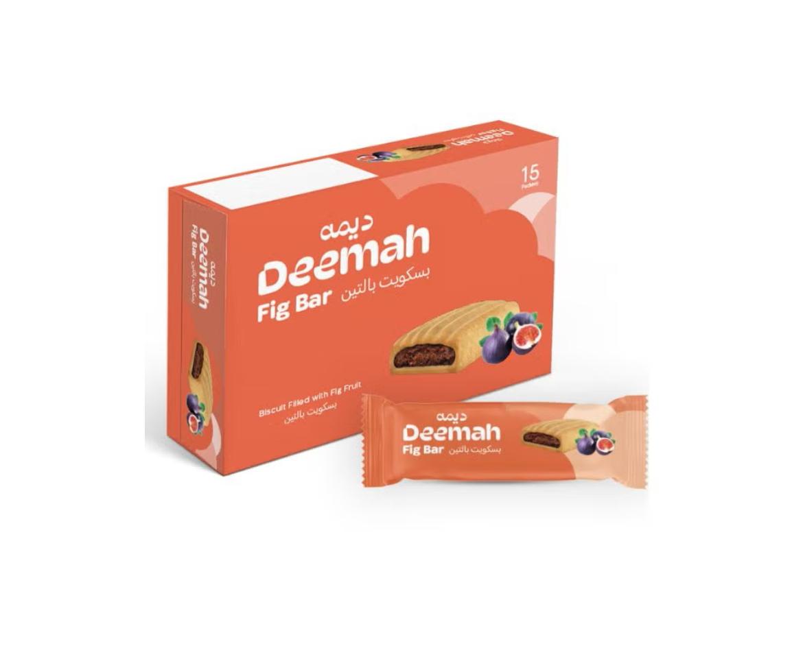 deemah fig date bar Deemah Fig Date Bars, Pack 15 - Image 1
