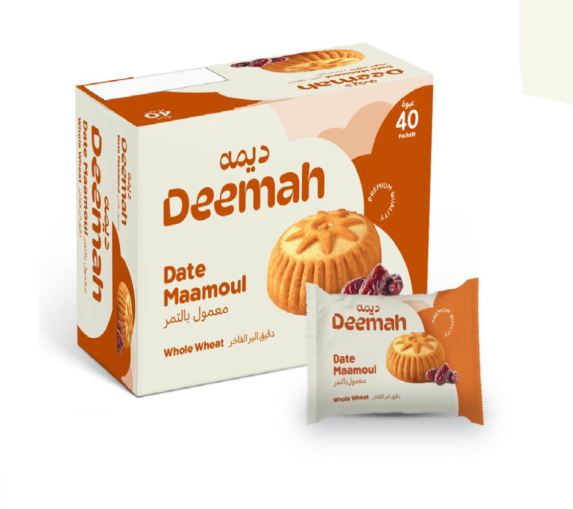 deemah whole wheat date mamoul Maamoul Whole Wheat Deemah Date, Pack 16 - Image 1