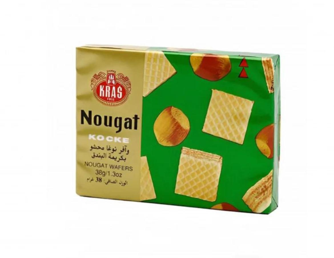 nougat piece Nougat Wafer With Hazelnut Flavour , Pack 24 - Image 1